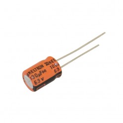 Keltron 100uf 63v Electrolytic Capacitor, 85', 8x12.5mm, 500pcs