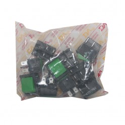 DV Rocker Switch, DPST, 6amp, 250vac, 4 Pins Without Light, Green, 50pcs